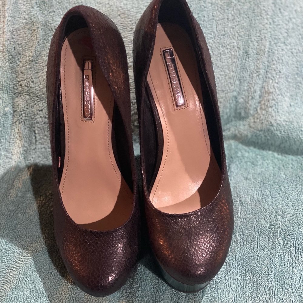 Black Wedge heel